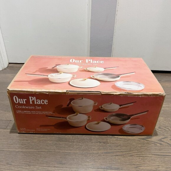 Our Place 13pc nonstick Always Pan Perfect Pot Cookware Set Cream - Limited -NEW - Picture 4 of 8